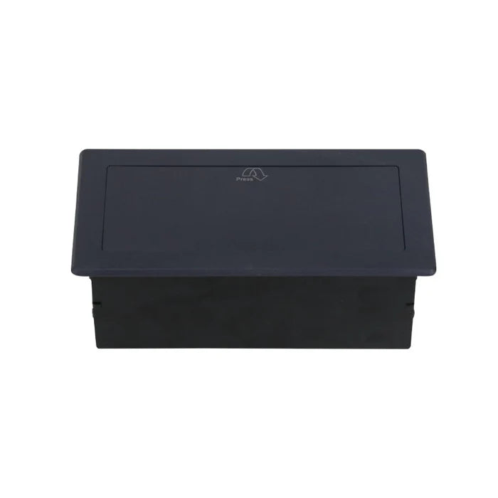 In Desk Socket 2G Universal + USB + RJ45 Data (BF INDE-03-UB-BK)