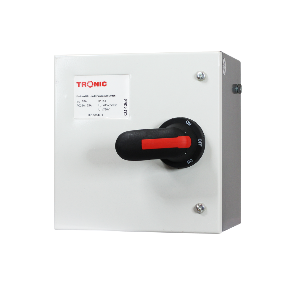 63A 4Pole Manual Rotary Changeover Switch (METAL)