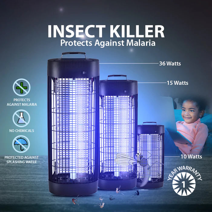 UV-A Electric Insect Killer Lamp With Malaria Protection 36 Watts