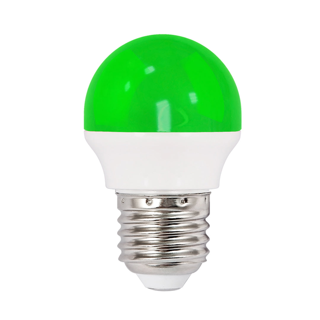 2W LED Coloured Bulb (E27-Screw)