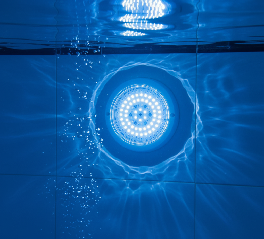 Submersible Red, Green & Blue LED 10 Watts Swimming Pool Light (LL SWIM-10-RGB)