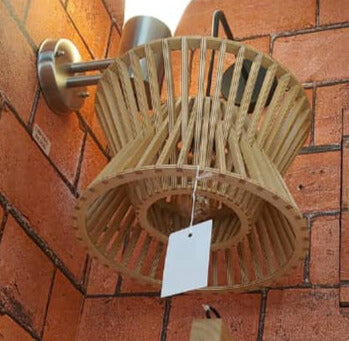 Bamboo Wood Traditional Wall Light (PL 1106-1W)