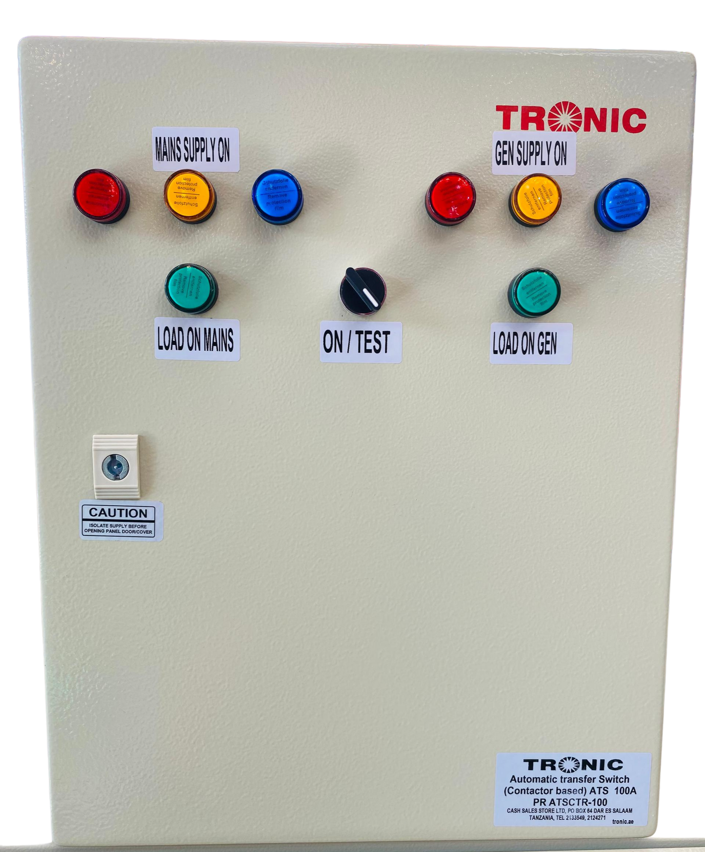 AUTOMATIC TRANSFER SWITCH (CONTACTOR BASED) ATS 100A
