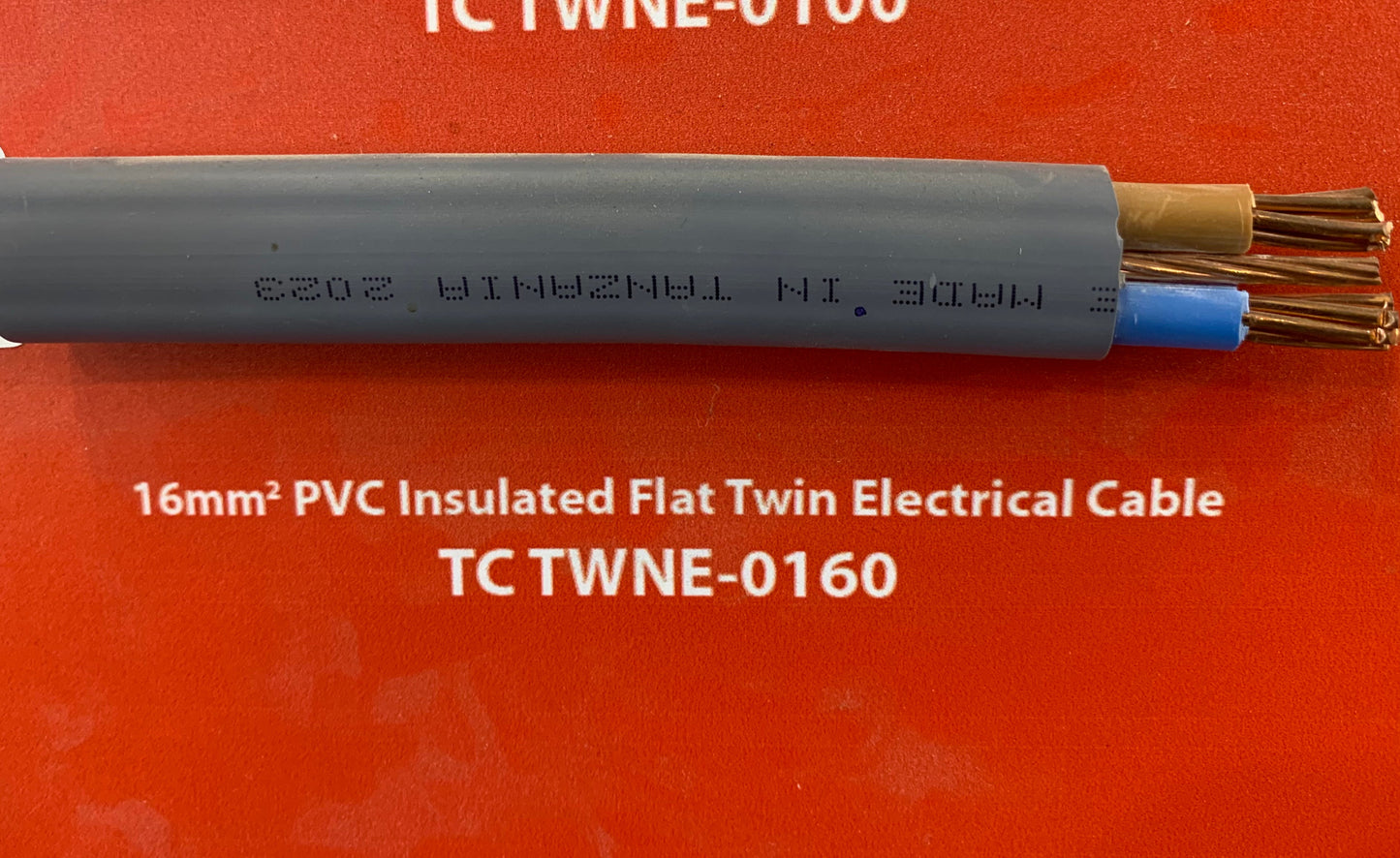16mm Twin Power Cable - (Per m)