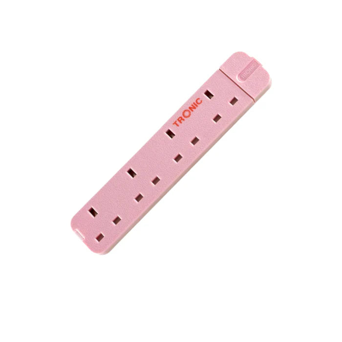 4 Way Extension Socket - PINK