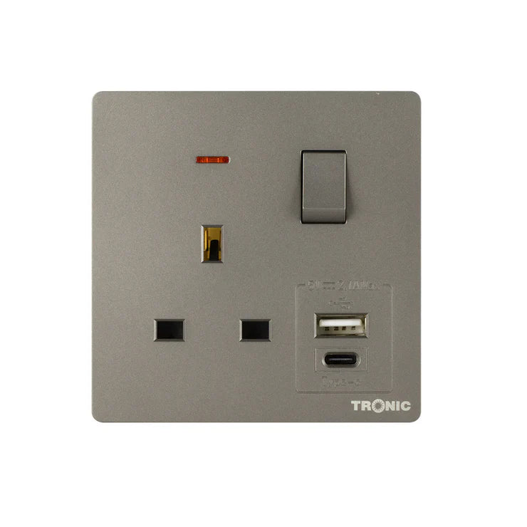Premium Single Outlet W USB - TS Range
