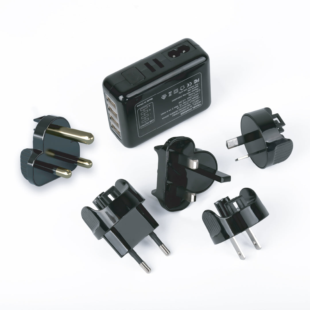 Universal Travel Adaptor w/ 4USB (USA EU UK AUS)