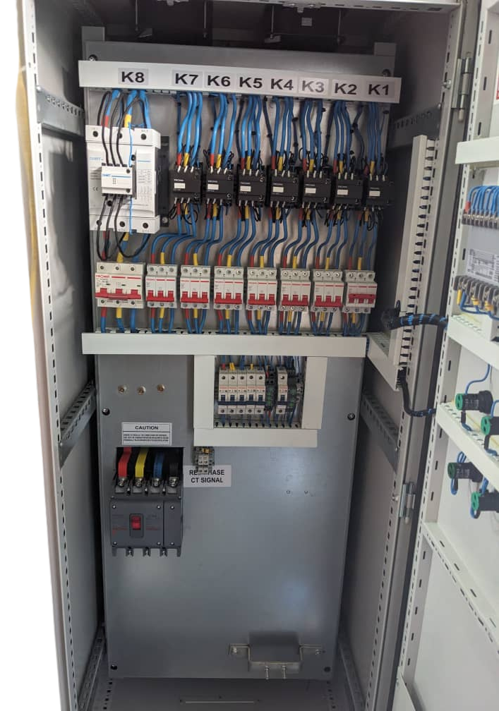 Automatic Power Factor Correction 100 KVAR 8 Steps
