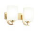 Frosted Glass Shades Wall Light Double Lamp