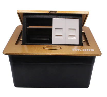 Pop-Up Box with 2x RJ45 Data Modules (BF POPU-RJ45-)