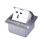 Single Floor Socket with 1 Data Port (BF PU01-1010-SS)