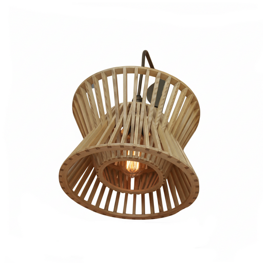 Bamboo Wood Traditional Wall Light (PL 1106-1W)