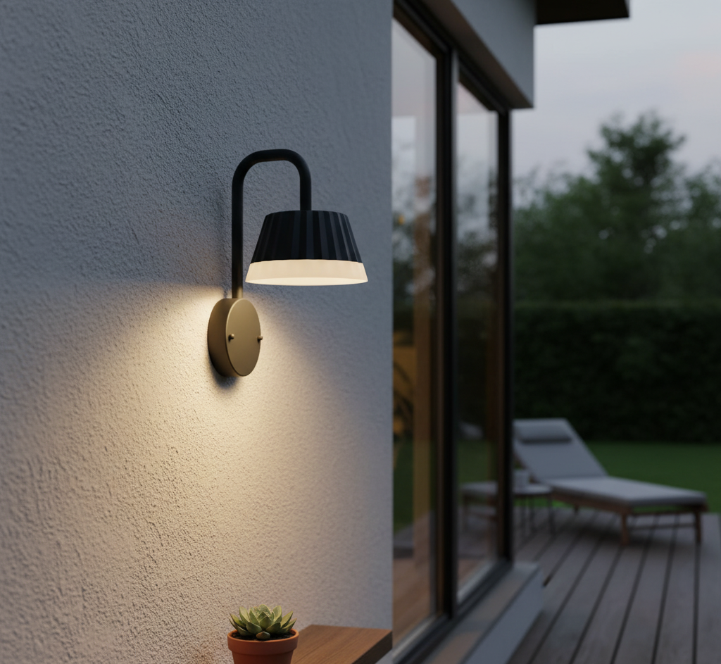 Beautiful Aluminum LED Wall Lamp (LL 507A-BK-WW)