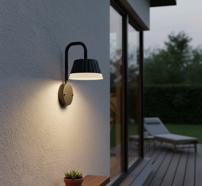 Beautiful Aluminum LED Wall Lamp (LL 507A-BK-WW)