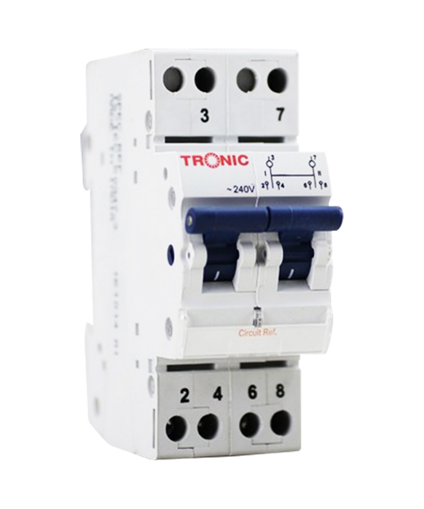 63A 2Pole Manual MCB Changeover Switch (PVC)