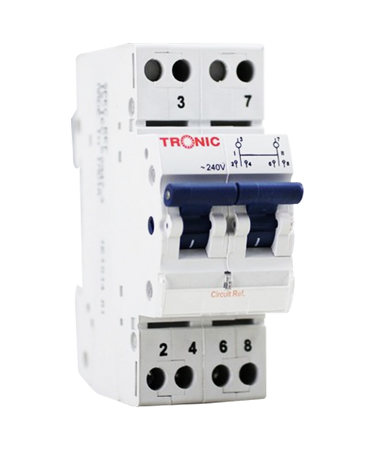 63A 2Pole Manual MCB Changeover Switch (PVC)