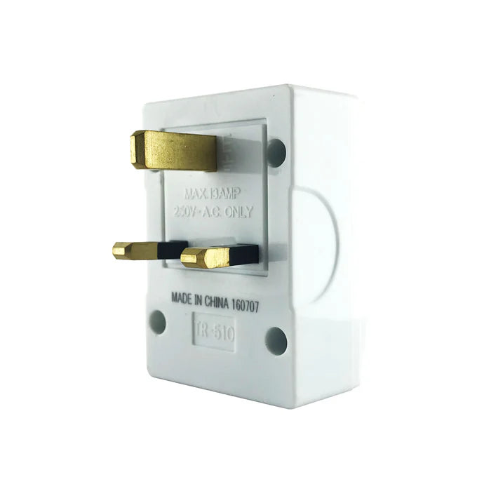 3way 13A Universal Multi Plug Adaptor (EC 5100)