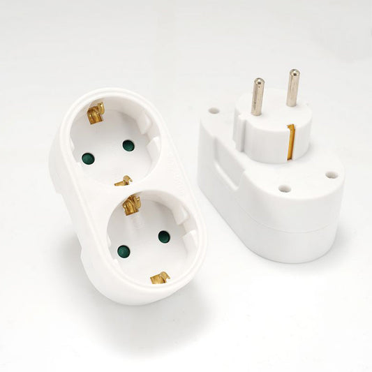 2Way European Pin European Pin Distribution Adaptor