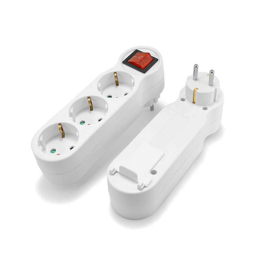 3Way European Pin European Pin Distribution Adaptor