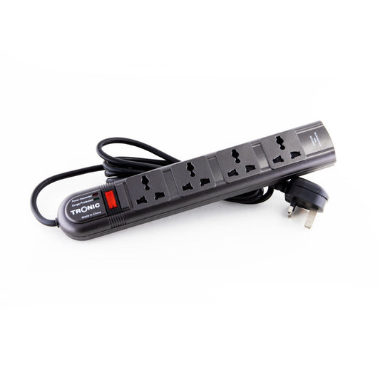 4Way 3m Universal Extension w/ Surge Protection