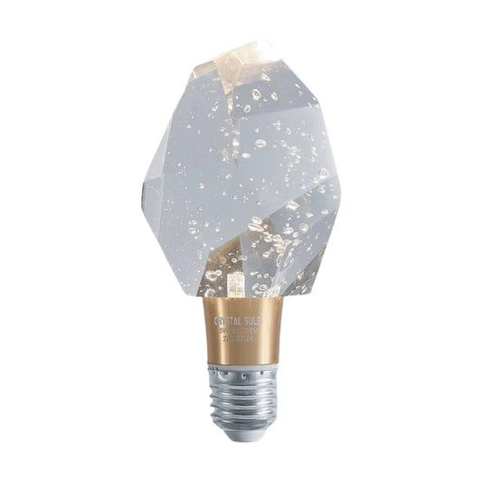 Crystal LED Bulb with Elegant Faceted Design