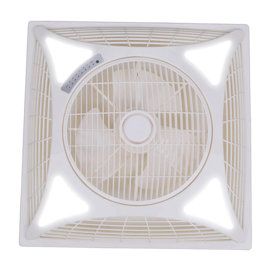 Recessed Louver Fan w Light