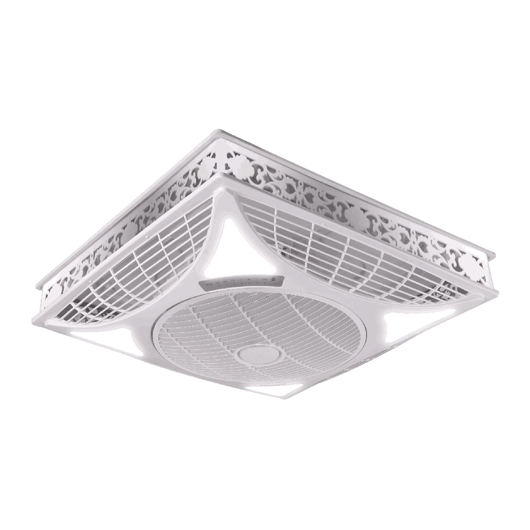 Surface Louver Fan w Light