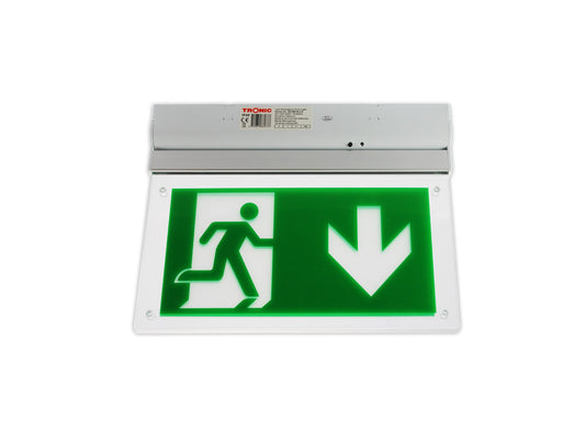 Emergency Exit Light w/ Sticker