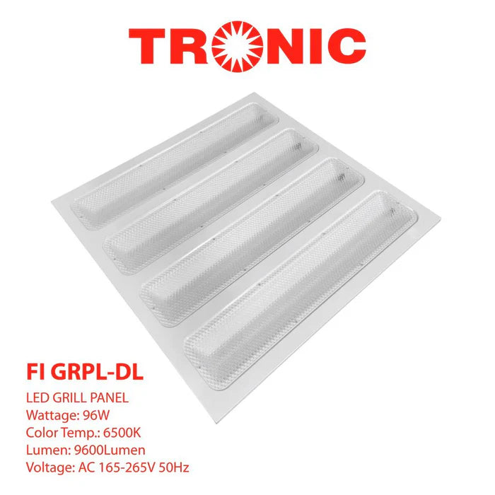 Panel Light LED Grill 595X595 96W TC