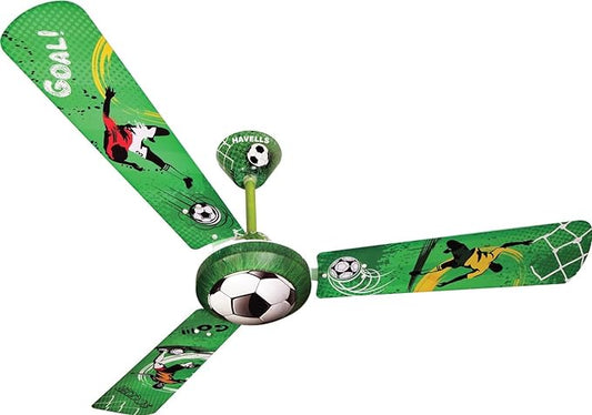 48in Green Soccer Ceiling Fan