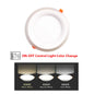 Slim LED Downlight with Frosted Diffuser (ILU DLDR-24-TC)
