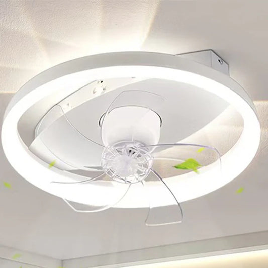 Modern Ceiling Light with Built-in Fan – 500mm, 60W, Remote Control