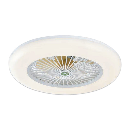 Ceiling Tri Colour LED Light with Fan (KD 1820-WH)