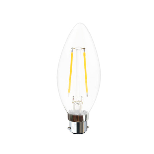 4W LED Candle Filament Bulb (E22-Pin)