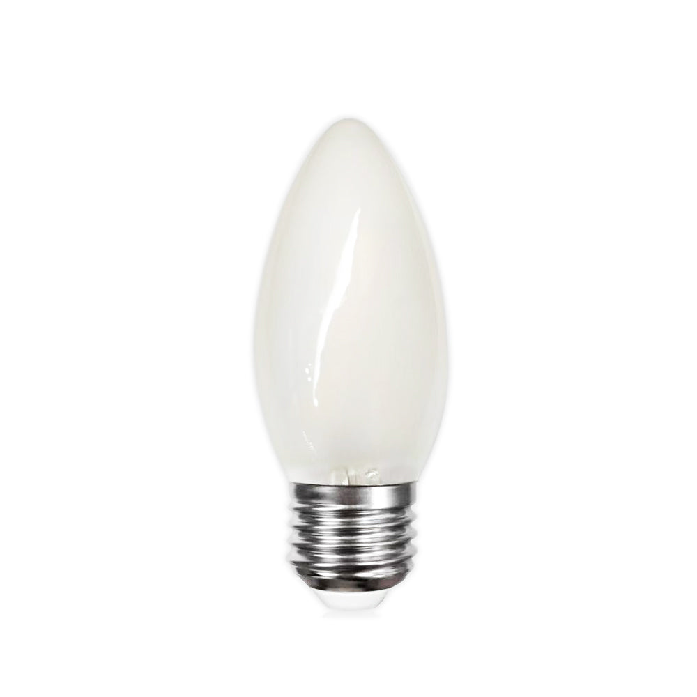 4W LED Candle Filament Bulb (E27-Screw) - Frosted