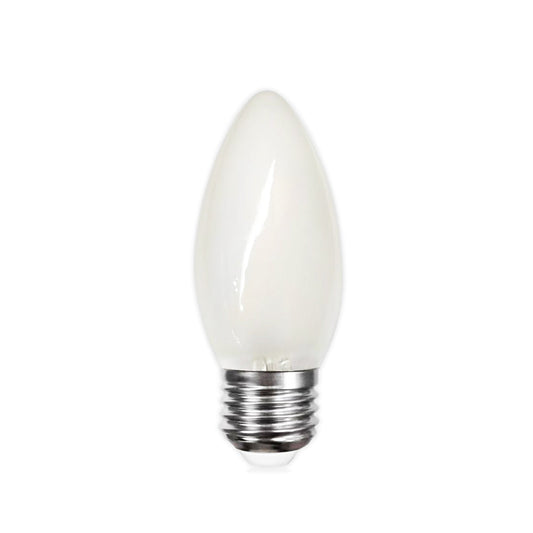 4W LED Candle Filament Bulb (E27-Screw) - Frosted
