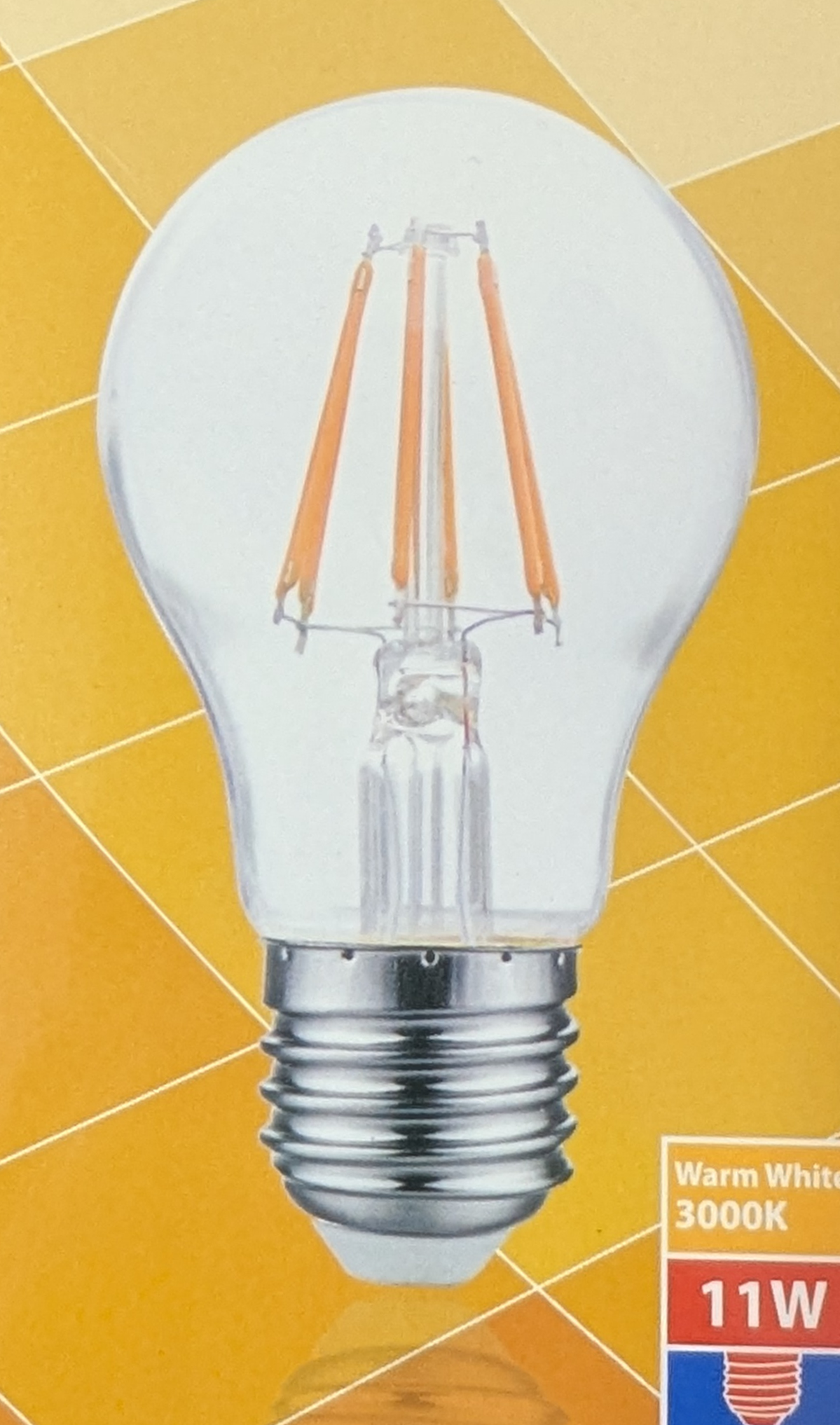 11W LED Filament Bulb E27-Screw (LE 1127-FI-WW)