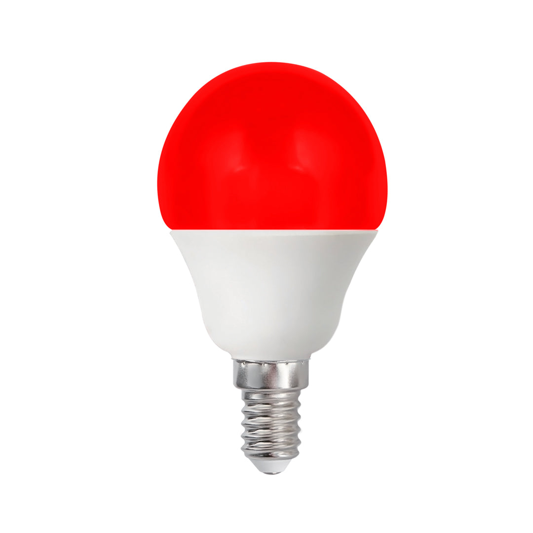 2W LED Coloured Bulb (E14-Screw)