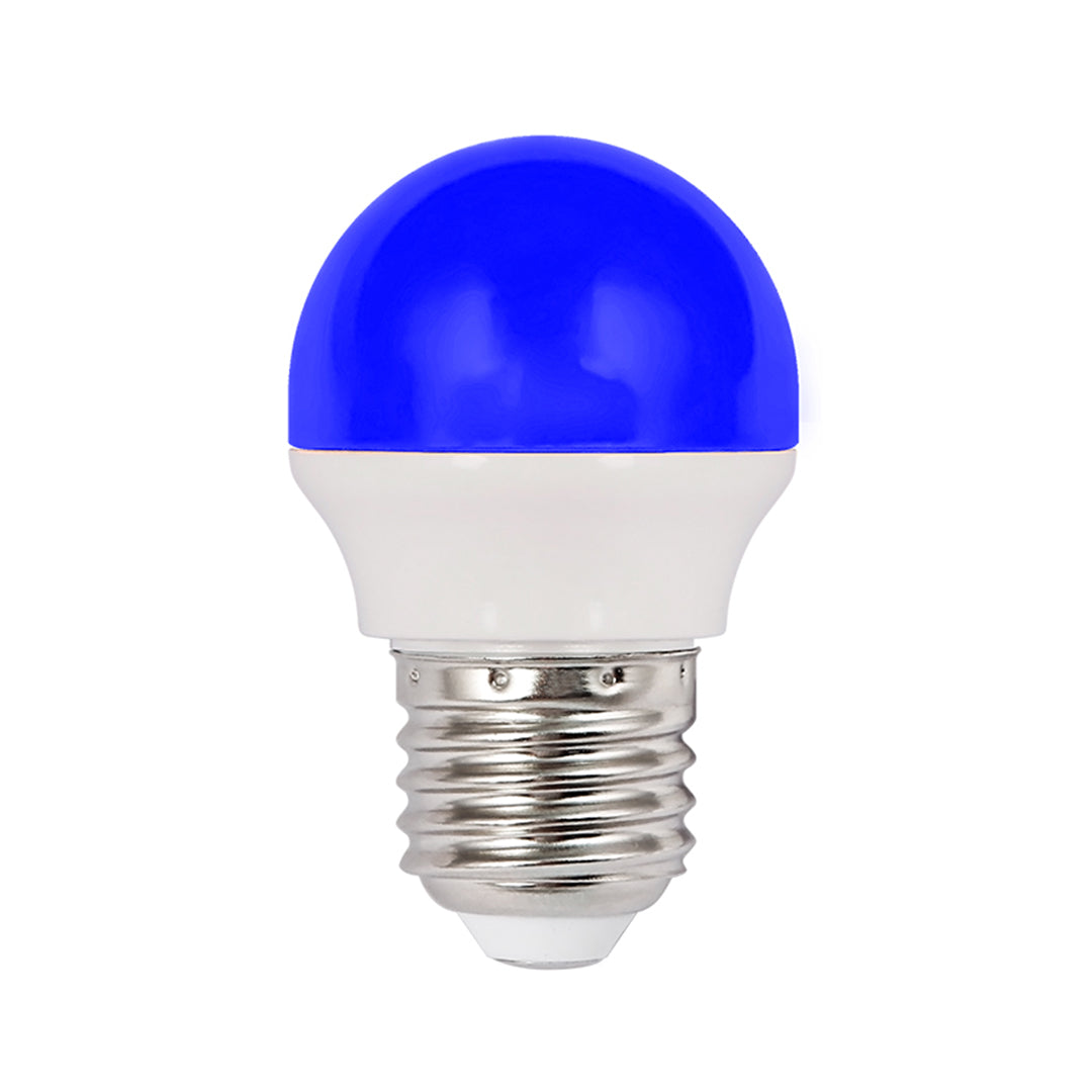 2W LED Coloured Bulb (E27-Screw)