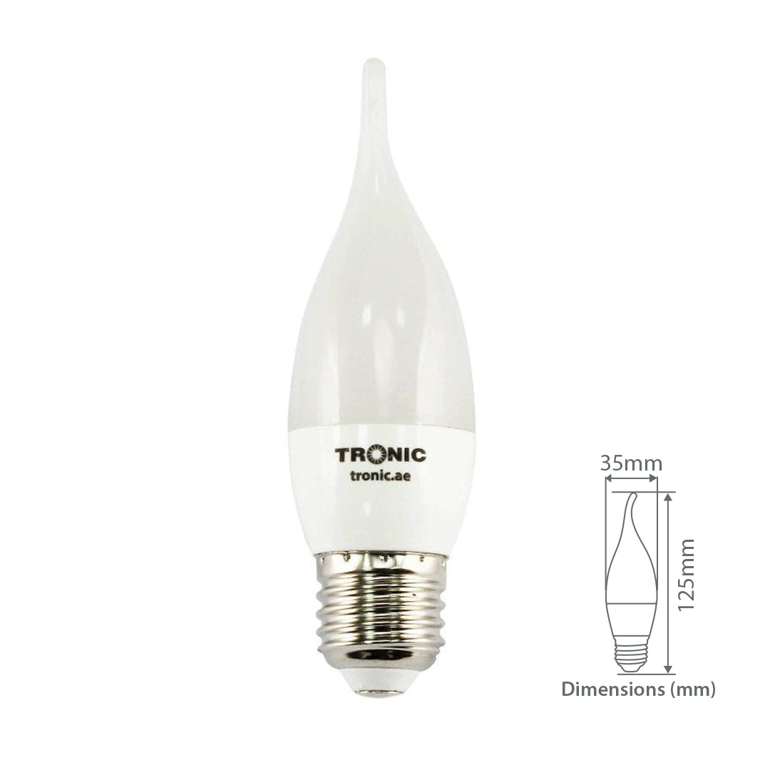 3W LED Candle Tail Bulb (E27-Screw)