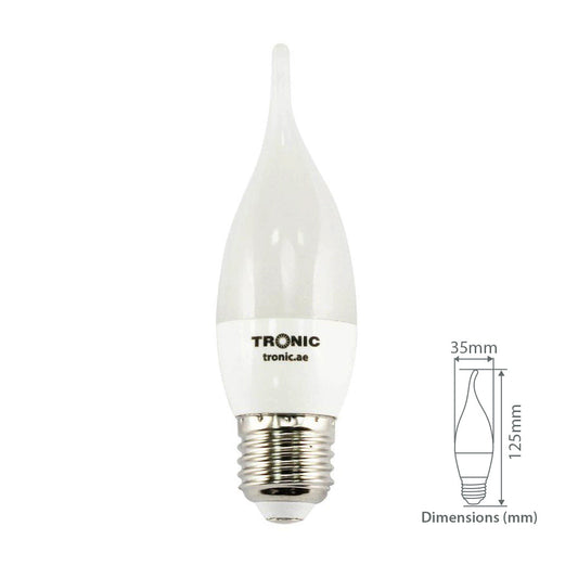3W LED Candle Tail Bulb (E27-Screw)