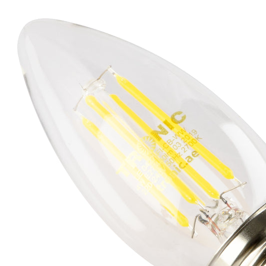 4W LED Candle Filament Bulb (E27-Screw) - Dimmable