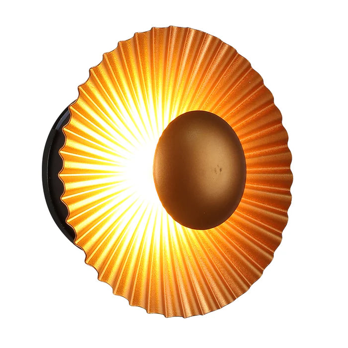 Golden Radiant Wall Light – 220mm, 9W (LL 2315-02-BR-TC)