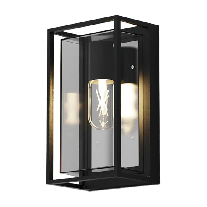 Black Aluminium Outdoor Wall Light (LL 5005-BK)