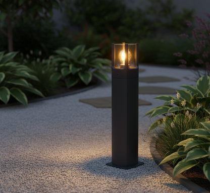 Sleek LED Garden Bollard (LL 508P-06-BK)