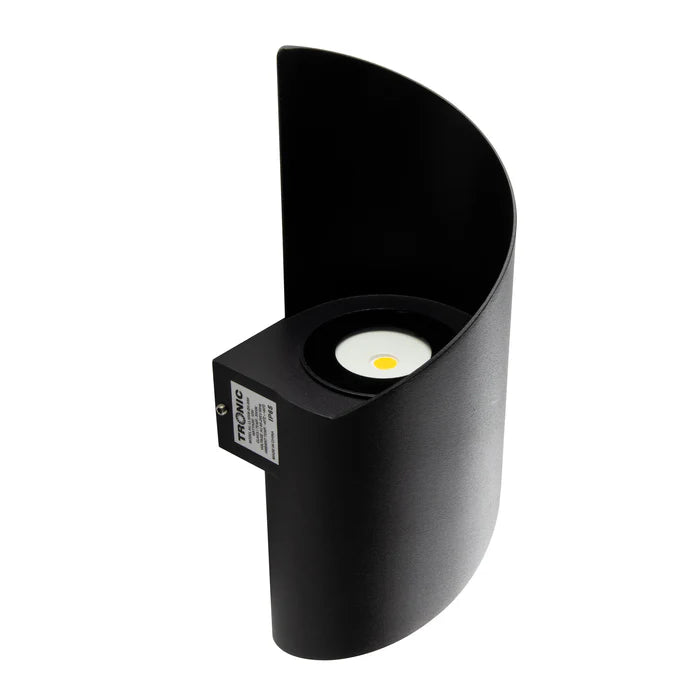 Black Spiral Wall Light (LL 6006-BK-WW)