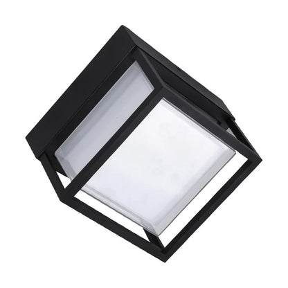 Black Integrated Bulkhead Warm White Fitting (LL 6037-BK-WW)