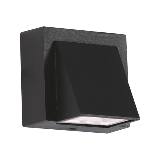 Modern Minimalist Square-shaped Down Wall Light LL 6040-BK-WW
