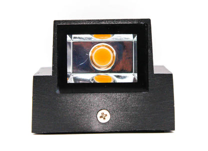 Modern Minimalist Square-shaped Down Wall Light LL 6040-BK-WW