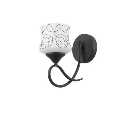 Artistic Patterned Wall Lamp Frosted Glass Shade PL 7021-27-01